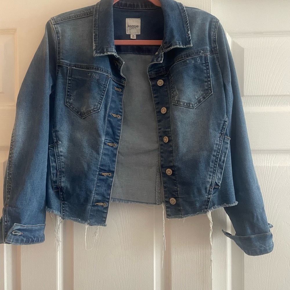 Kensie Blue Jean Jacket